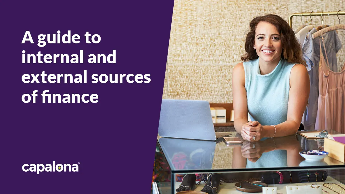 Your guide to internal and external sources of finance image