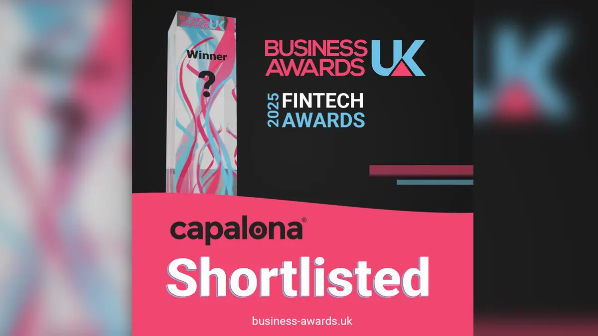 Capalona Shortlisted for 2025 Fintech Awards