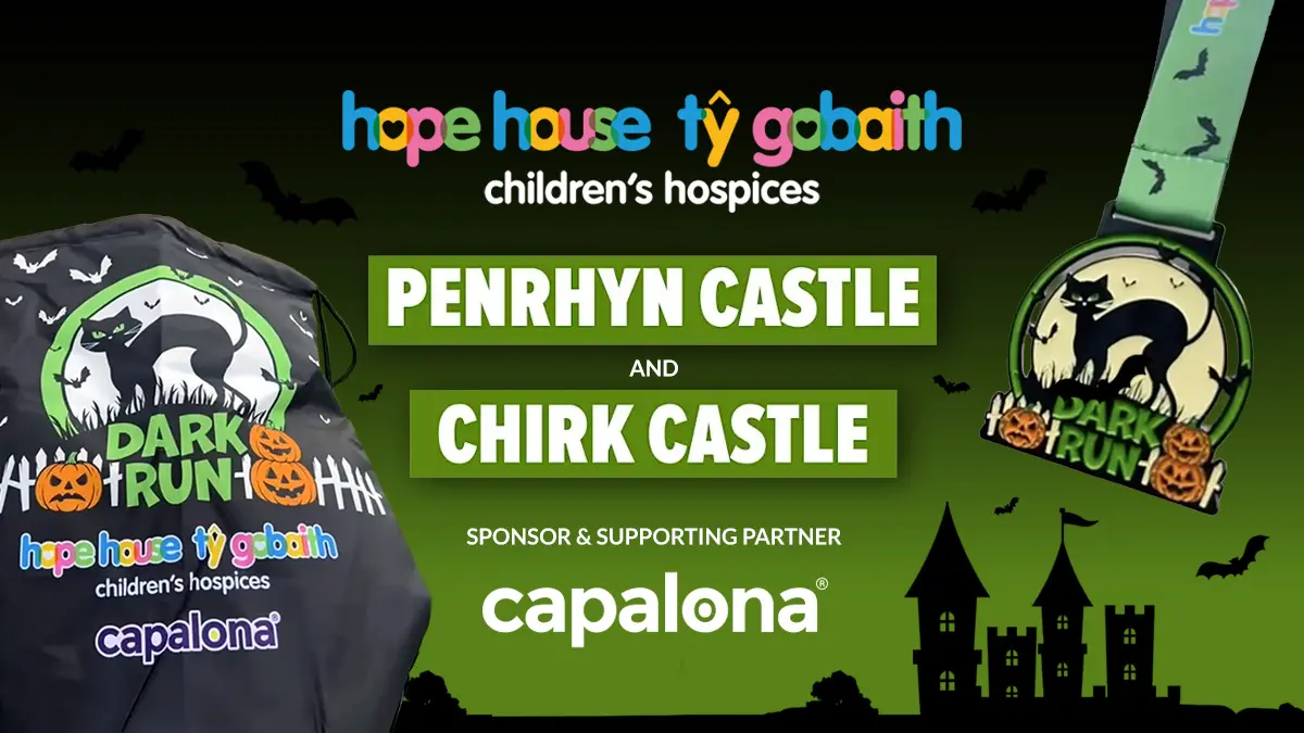 Capalona Sponsors Hope House and Ty Gobaith Dark Run 2026