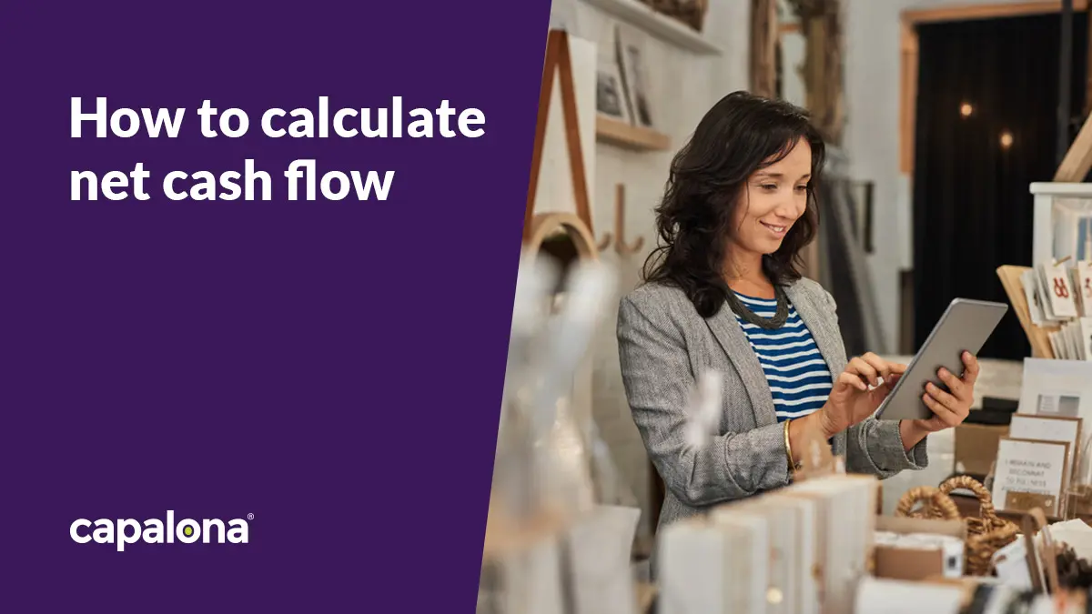 How to calculate net cash flow (including formulas) image