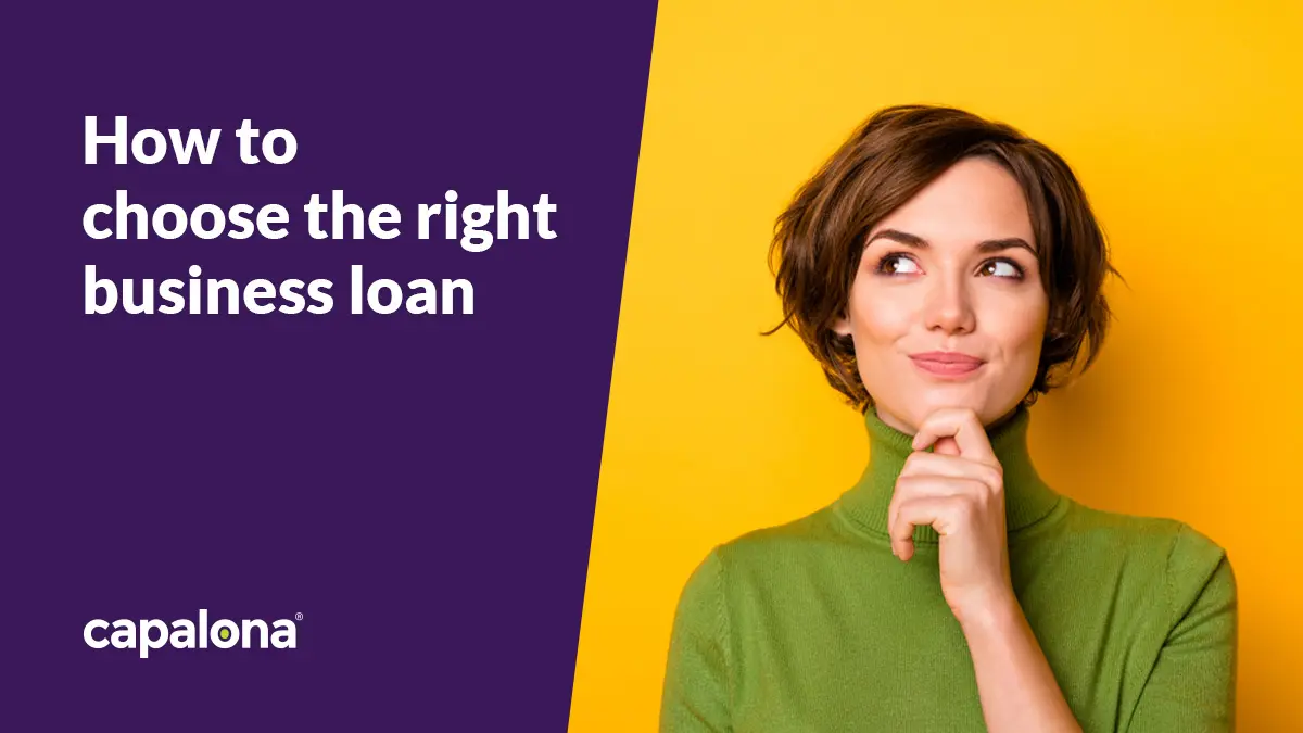 How to choose the right business loan image