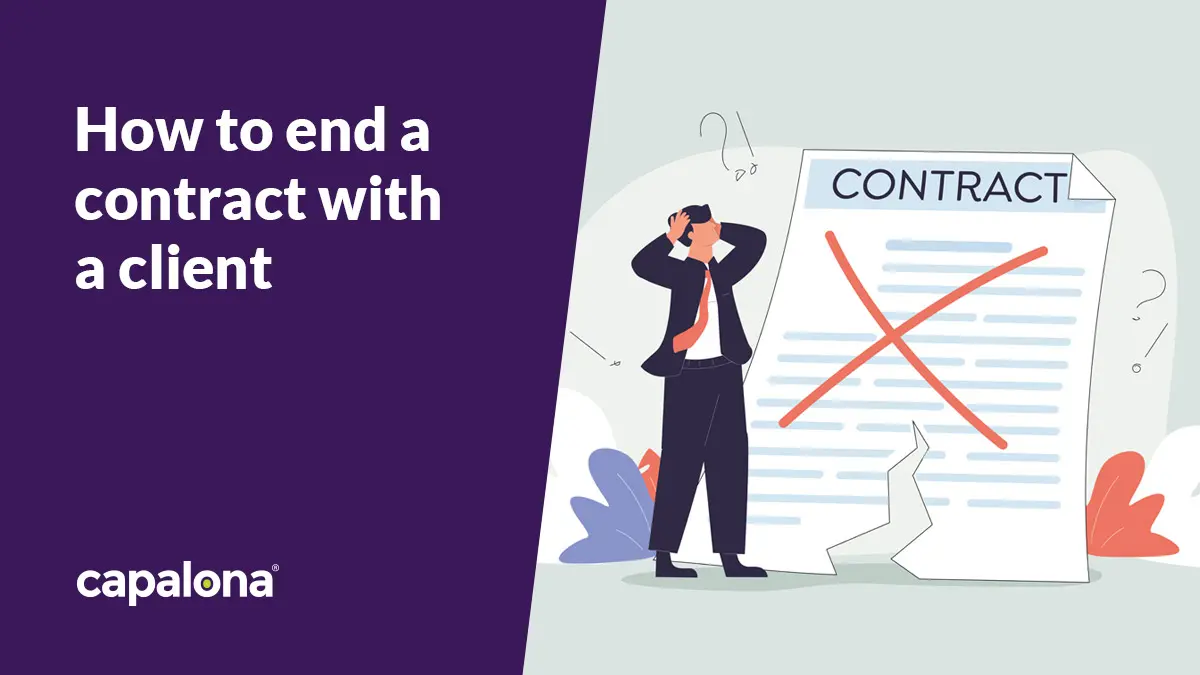 How to end a contract with a client