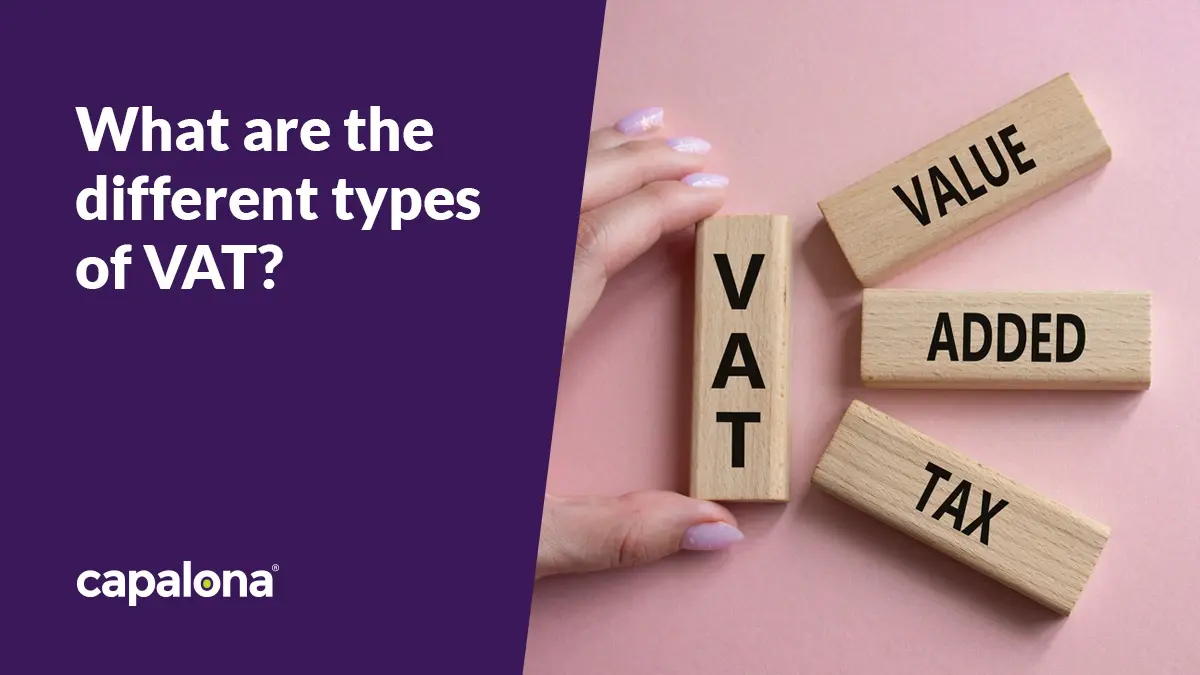 What are the different types of VAT?